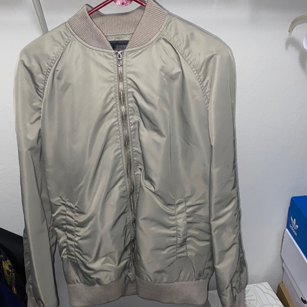 Tan Zip-Up Jacket